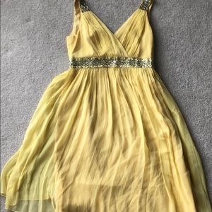 Yellow Cocktail Dress
